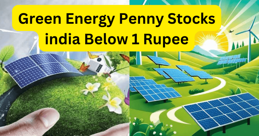 Green Energy Penny Stocks india Below 1 Rupee