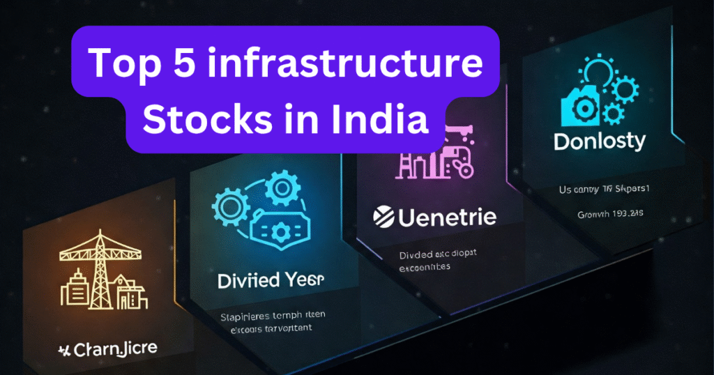 Top 5 infrastructure Stocks in India